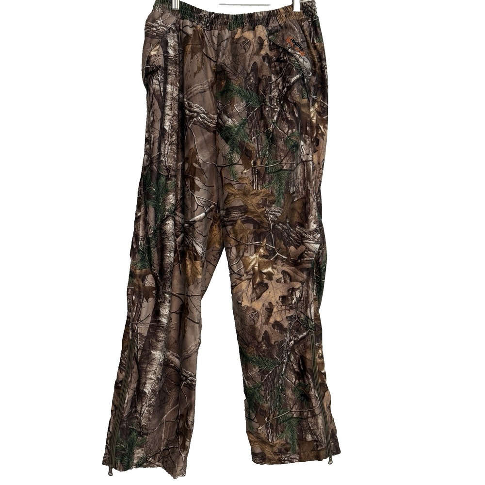 Realtree Camo Hunting Pants Sz Large Outdoors Tactical Rugged Utility Survival